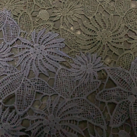 Anthropologie - DELETTA Sheer laced cap sleeve top - Picture 4 of 6